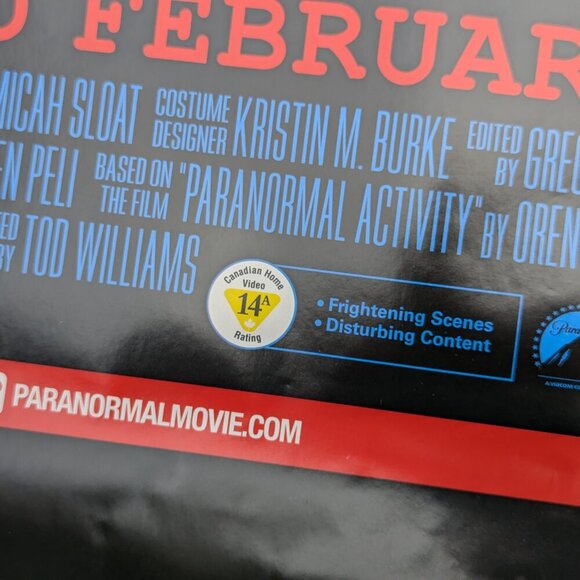 PARANORMAL ACTIVITY 2 movie poster, One sheet DVD release full sized poster - Picture 8 of 10